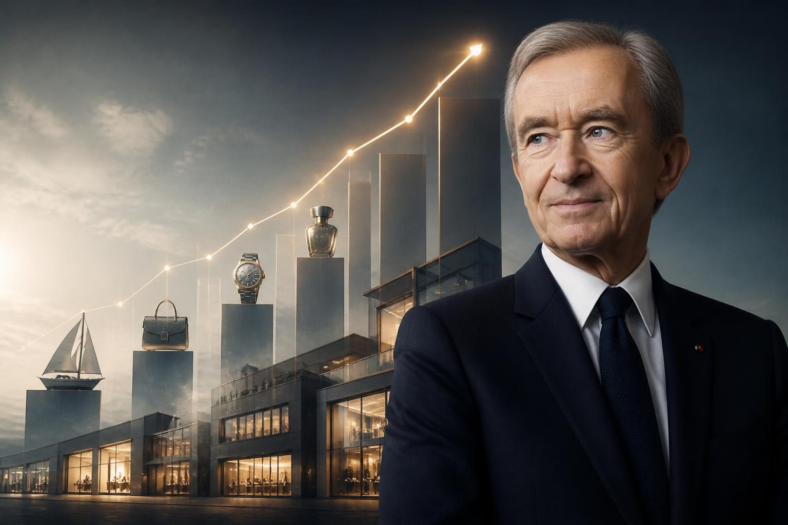 Jak zmieniał się majątek Bernarda Arnault na przestrzeni lat?