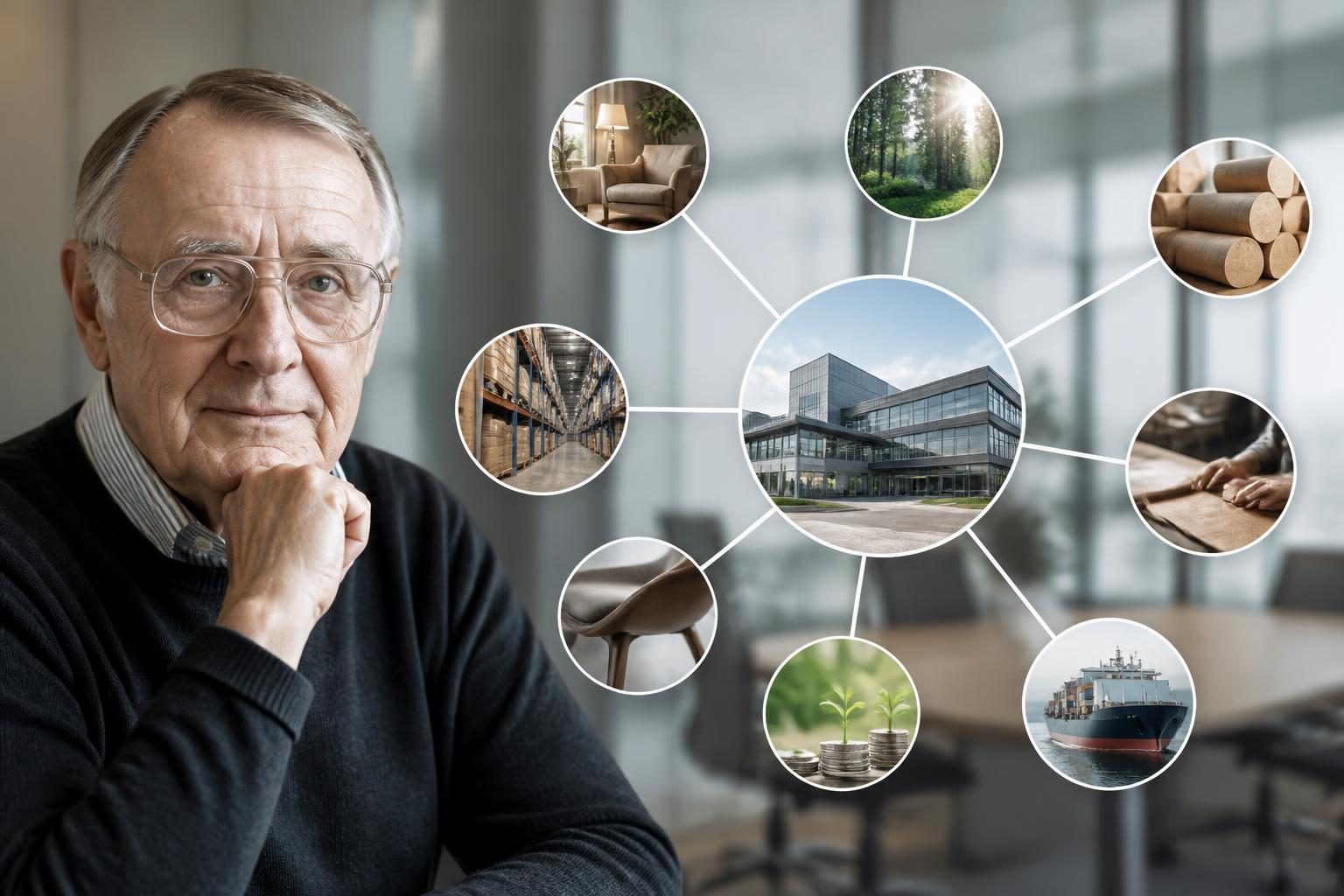 Jakie firmy posiada obecnie Ingvar Kamprad?