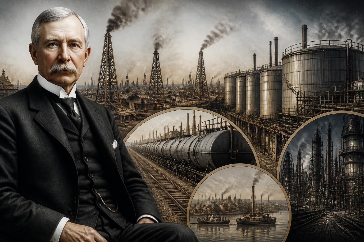 Jakie firmy posiadał John D. Rockefeller?
