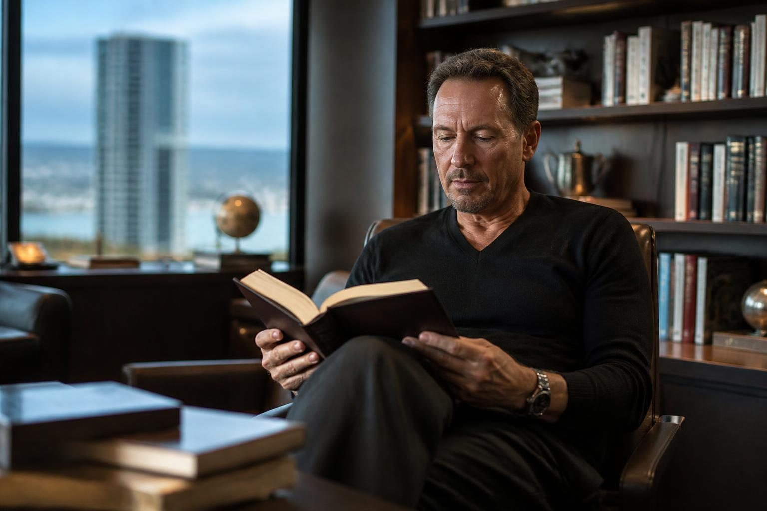 Jakie książki czytał Larry Ellison?