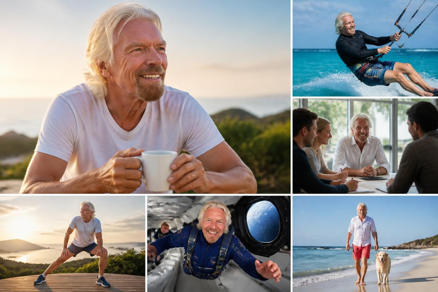 Jakie nawyki ma Richard Branson?