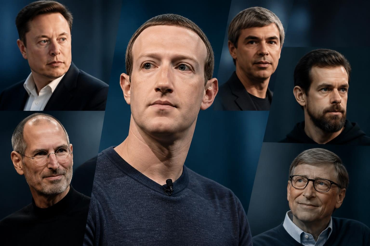 Powiązane osoby i podobne biografie do Marka Zuckerberga