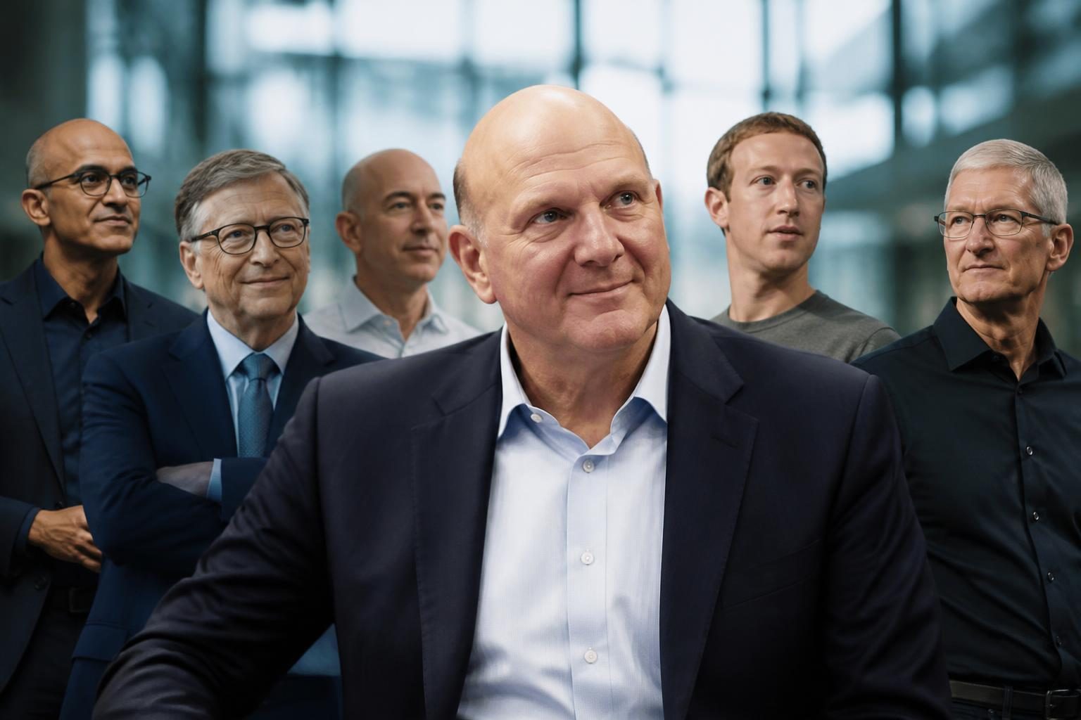 Powiązane osoby i podobne biografie do Steve Ballmera
