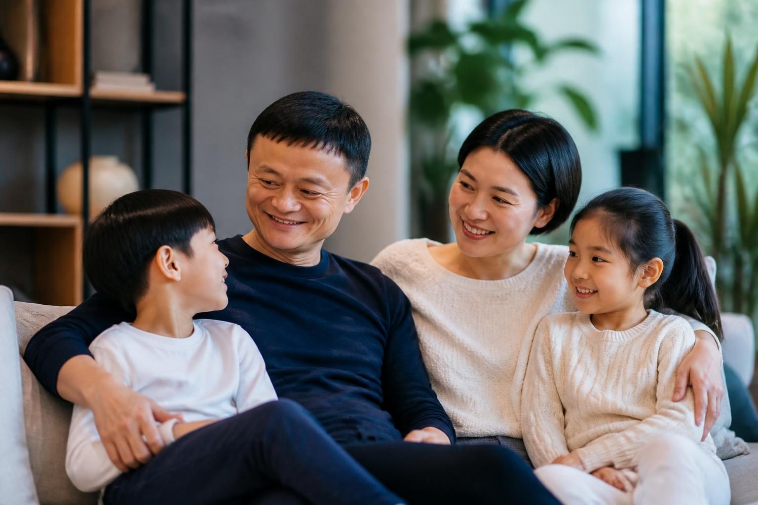 Rodzina, partner i dzieci Jack Ma