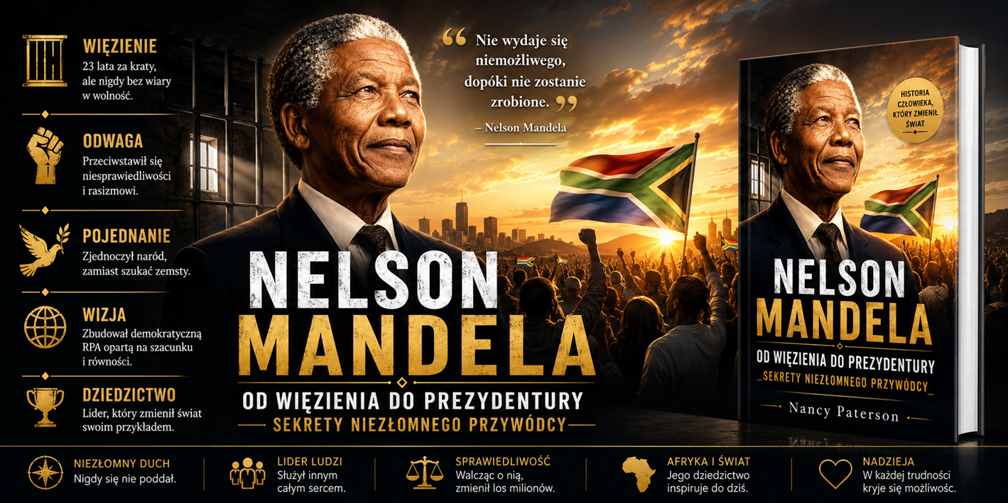 Nelson Mandela Od Więzienia do Prezydentury<div id="crumbs" class="breadcrumbs-bmecp crumbs"><a href="https://prawdziwy-sukces.pl/">Prawdziwy Sukces</a> <span class="breadcrumb-sep">></span> <a href="https://prawdziwy-sukces.pl/category/ludzie-sukcesu/">Ludzie sukcesu</a> <span class="breadcrumb-sep">></span> <a href="https://prawdziwy-sukces.pl/category/ludzie-sukcesu/media-i-komunikacja/">Media i komunikacja</a> <span class="breadcrumb-sep">></span> <span class="current">Ludzie mediów i komunikacji – osobowości, które zdobyły popularność i wpłynęły na świat</span></div>