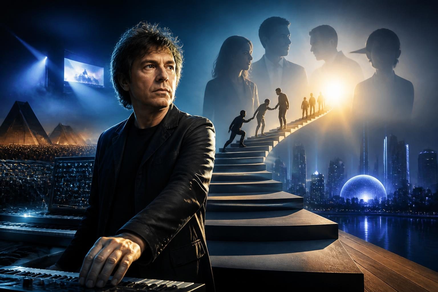 Droga do sukcesu Jean Michel Jarra – najważniejsze decyzje, przełomowe wydarzenia i osoby wspierające rozwój jego kariery