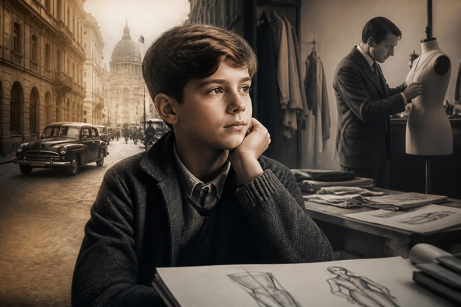 Dzieciństwo i młodość Giorgio Armaniego