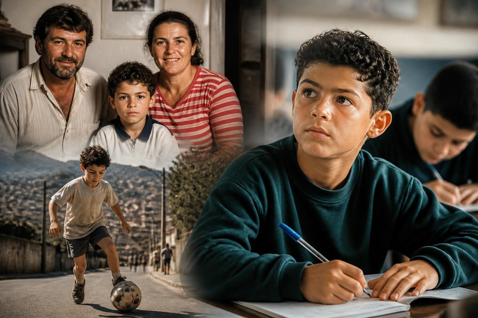 Dzieciństwo, rodzina, pochodzenie i edukacja Cristiano Ronaldo