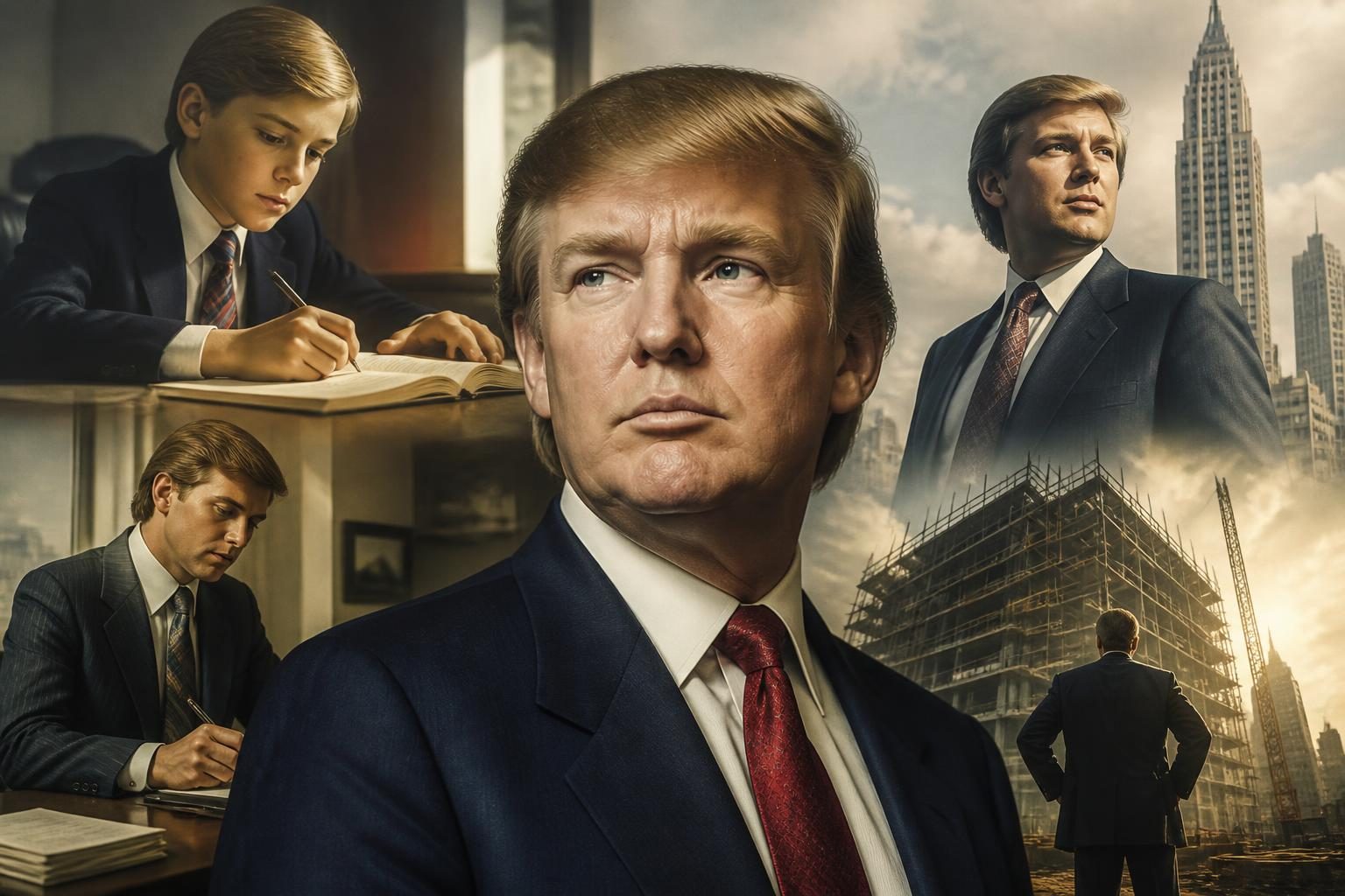 Edukacja, młodość, pierwsza praca i doświadczenia kształtujące światopogląd Donalda Trumpa