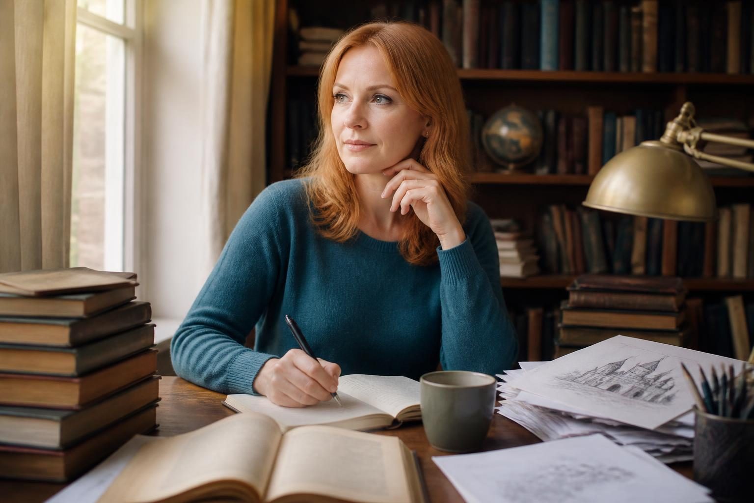 Edukacja, pierwsze zainteresowania i rozwijanie talentu artystycznego przez J K Rowling