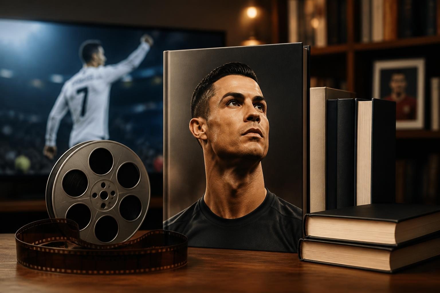 Filmy i książki powiązane z Cristiano Ronaldo