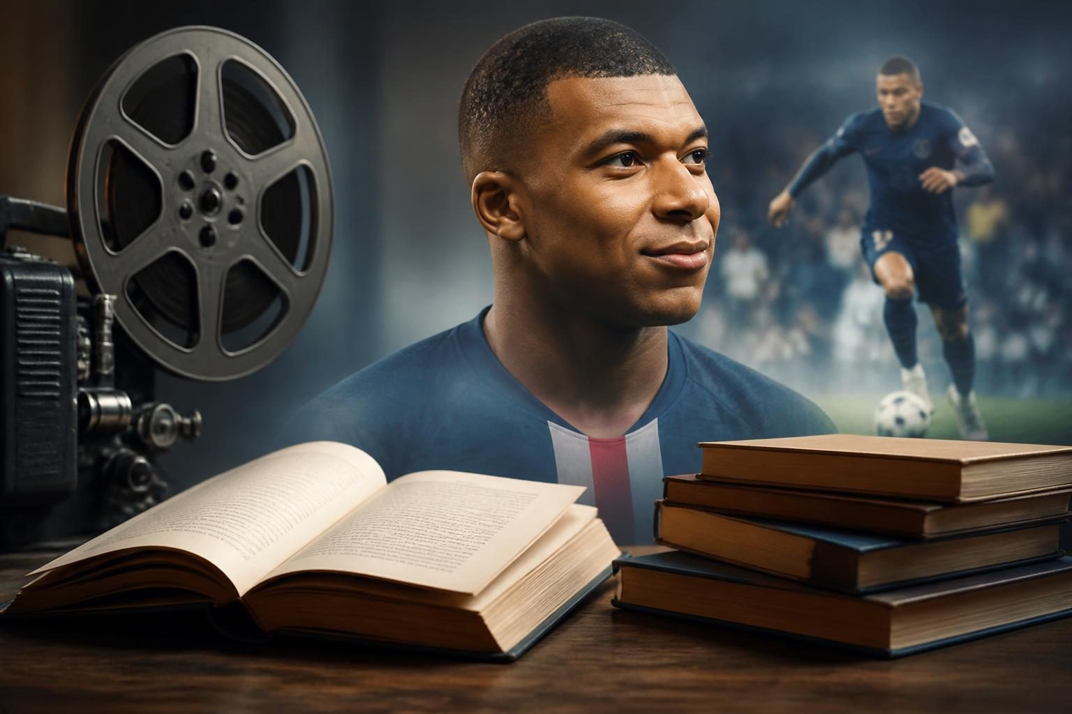Filmy i książki powiązane z Kylianem Mbappé