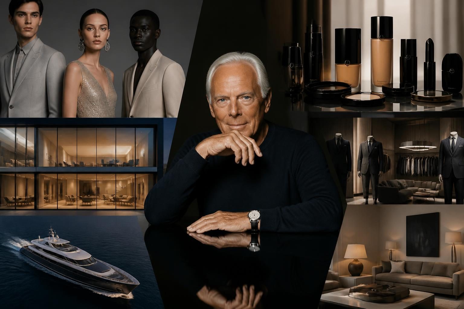 Jakie firmy posiada obecnie Giorgio Armani?
