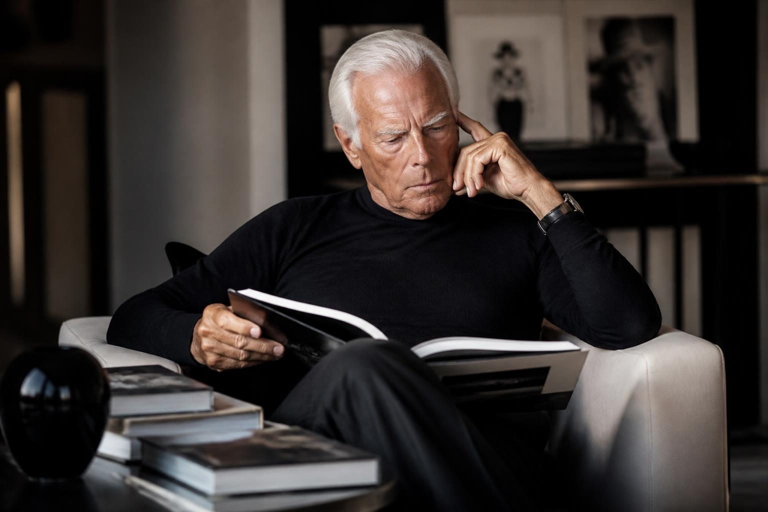Jakie książki czytał Giorgio Armani?