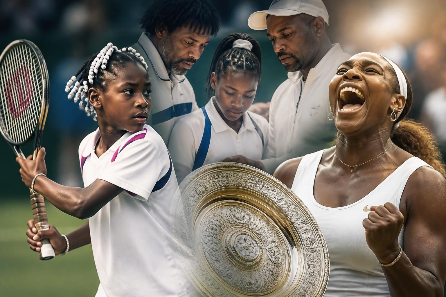 Kariera juniorska, trenerzy i przełomowe sukcesy Sereny Williams