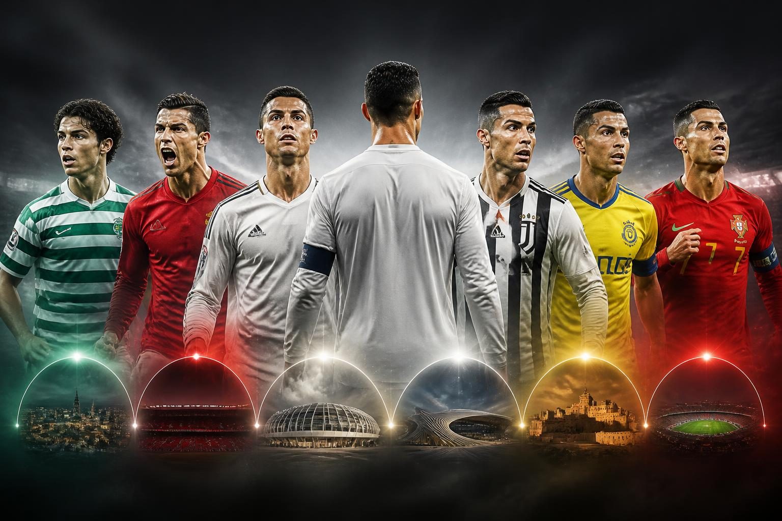 Najważniejsze etapy kariery Cristiano Ronaldo – kluby, drużyny, transfery i reprezentacja kraju
