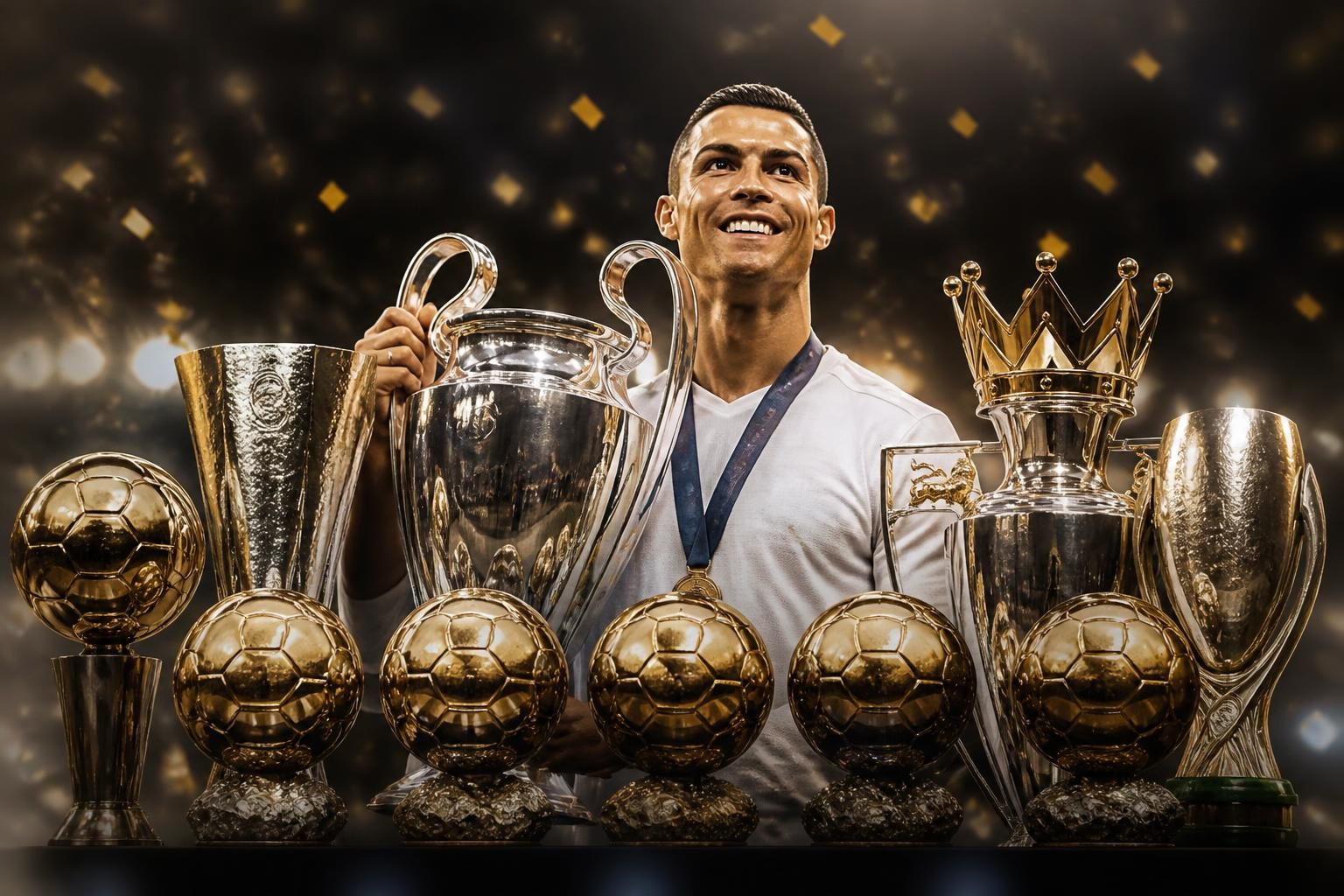 Największe sukcesy, tytuły, medale, trofea i zwycięstwa Cristiano Ronaldo