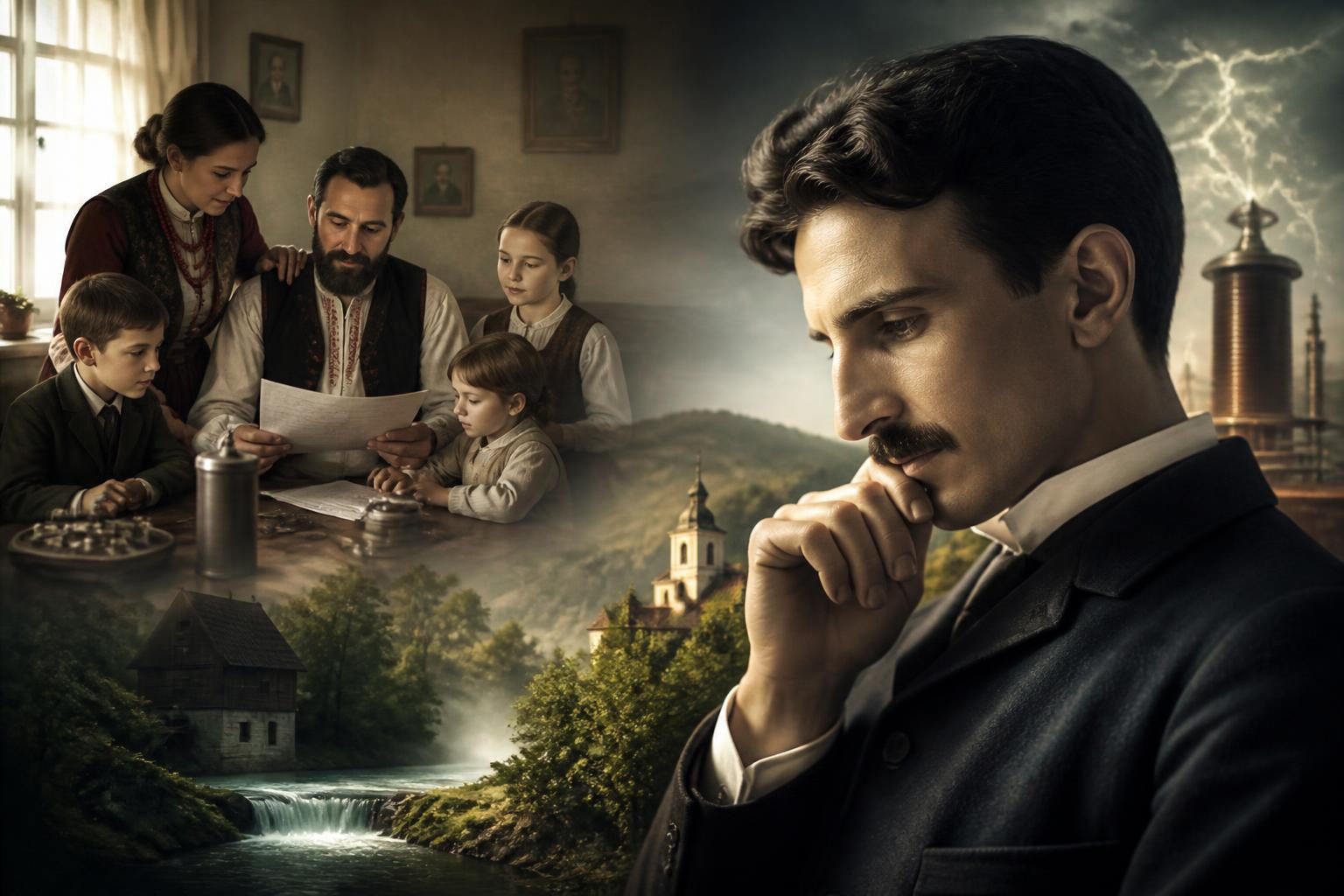 Pochodzenie, dzieciństwo, rodzina i środowisko, w którym dorastał Nikola Tesla