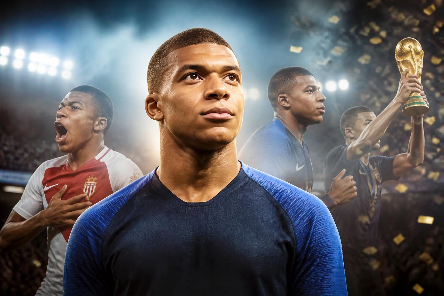 Początki profesjonalnej kariery i droga do sportowej elity Kyliana Mbappé
