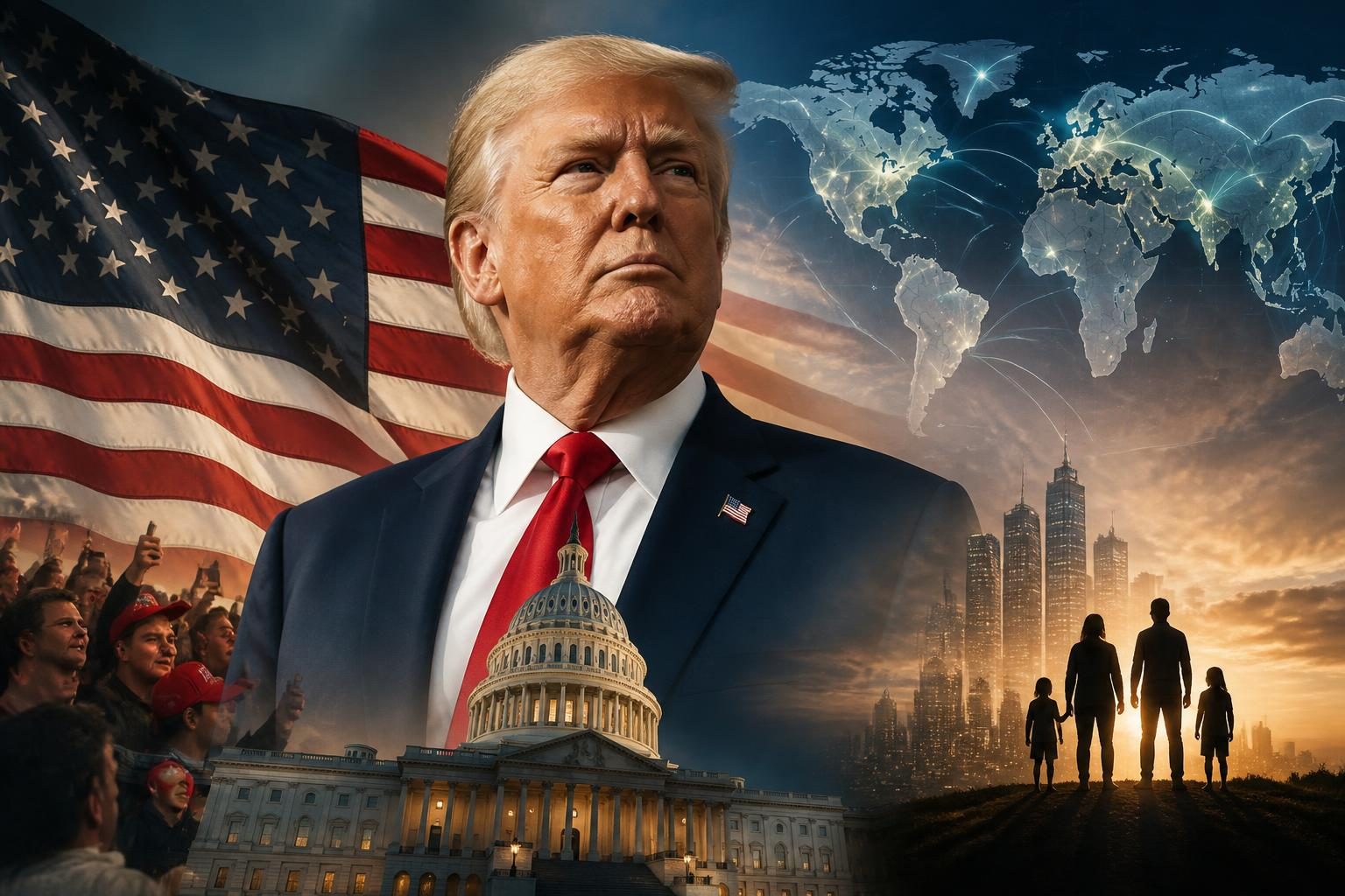 Poglądy Donalda Trumpa, ideologia, wizja państwa, społeczeństwa oraz świata