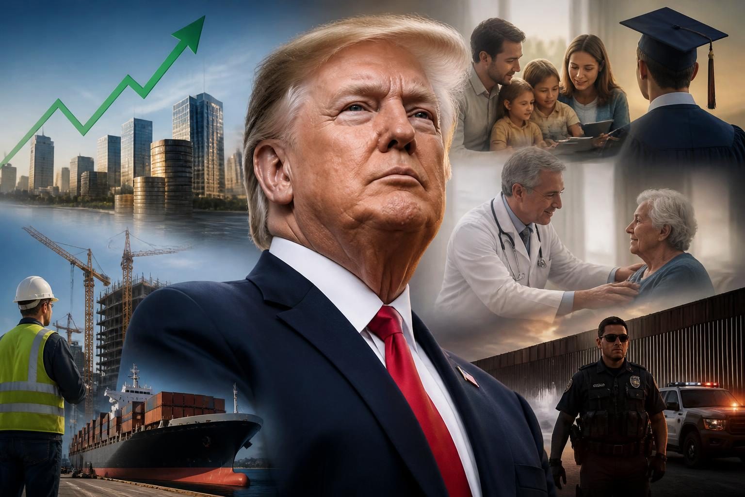 Polityka wewnętrzna Donalda Trumpa – gospodarka, podatki, edukacja, zdrowie, bezpieczeństwo i sprawy społeczne