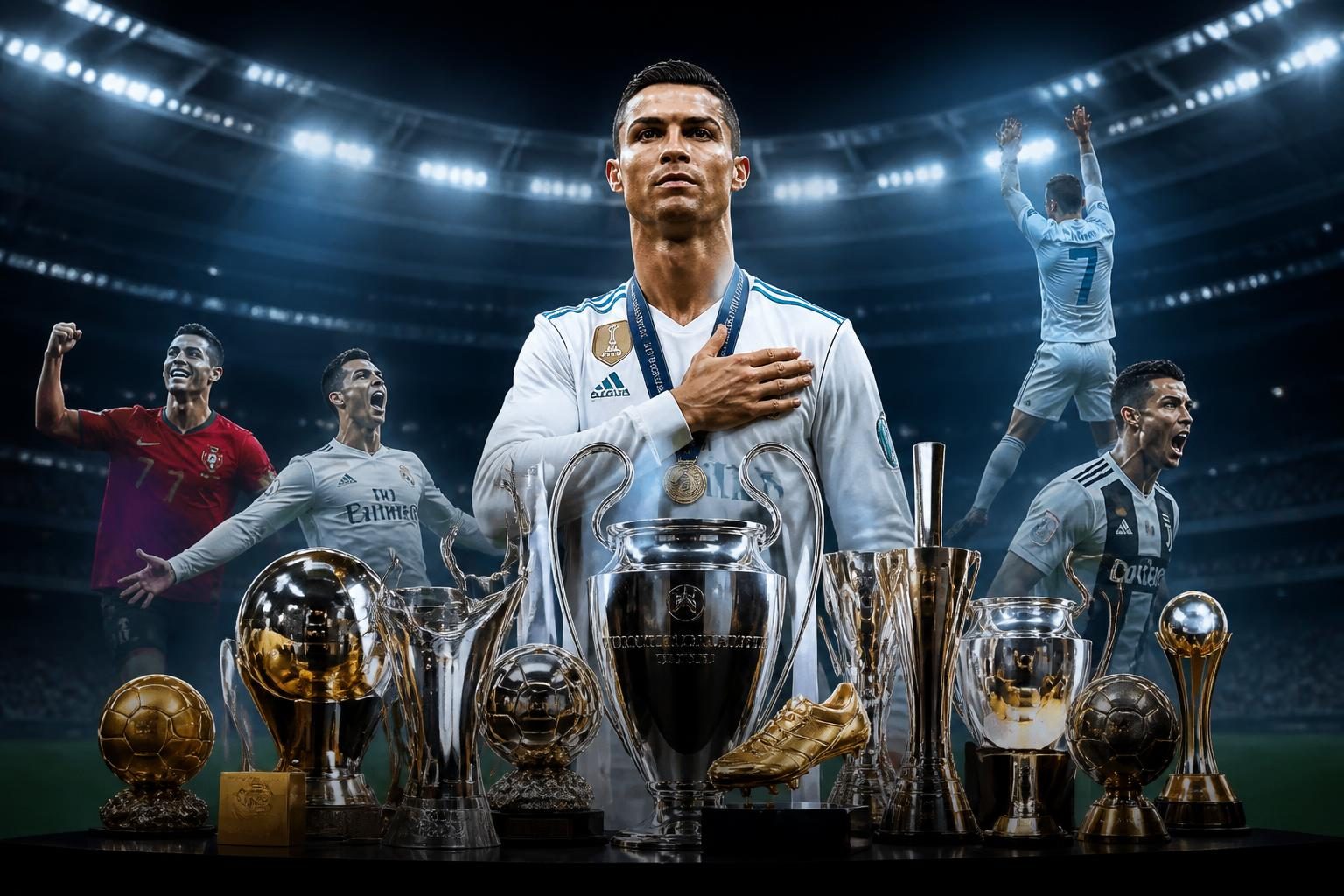 Rekordy, statystyki, rankingi i najważniejsze wyniki w karierze Cristiano Ronaldo