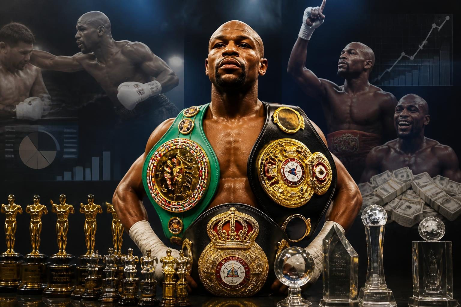 Rekordy, statystyki, rankingi i najważniejsze wyniki w karierze Floyda Mayweathera