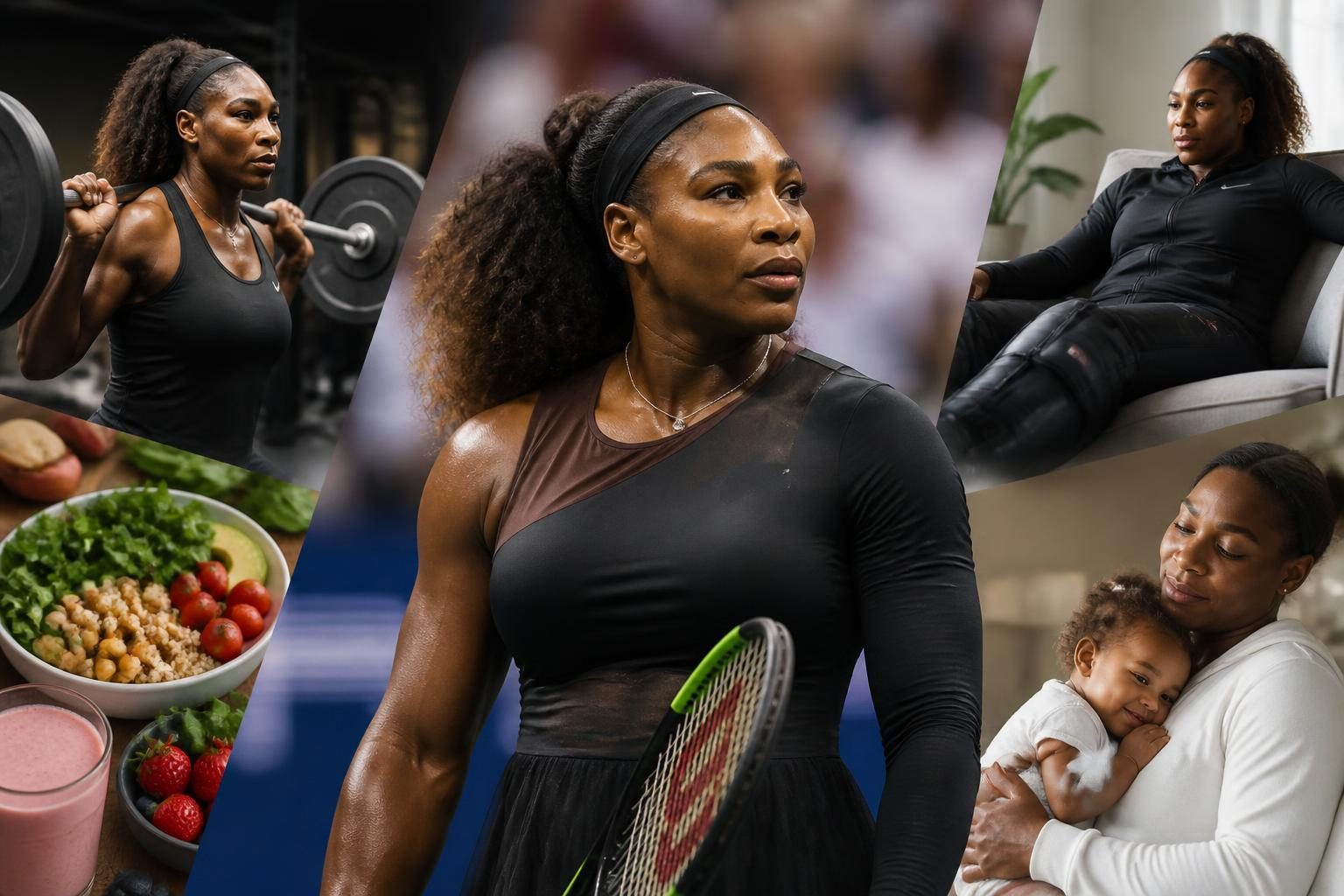 Trening, dieta, regeneracja i codzienne życie Sereny Williams