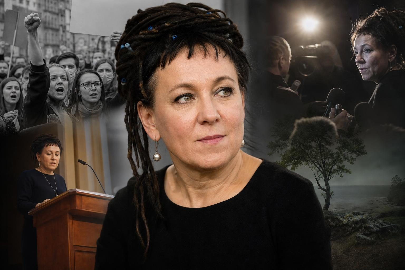Wizerunek publiczny Olgi Tokarczuk, działalność społeczna, kontrowersje, skandale i najważniejsze głosy krytyki