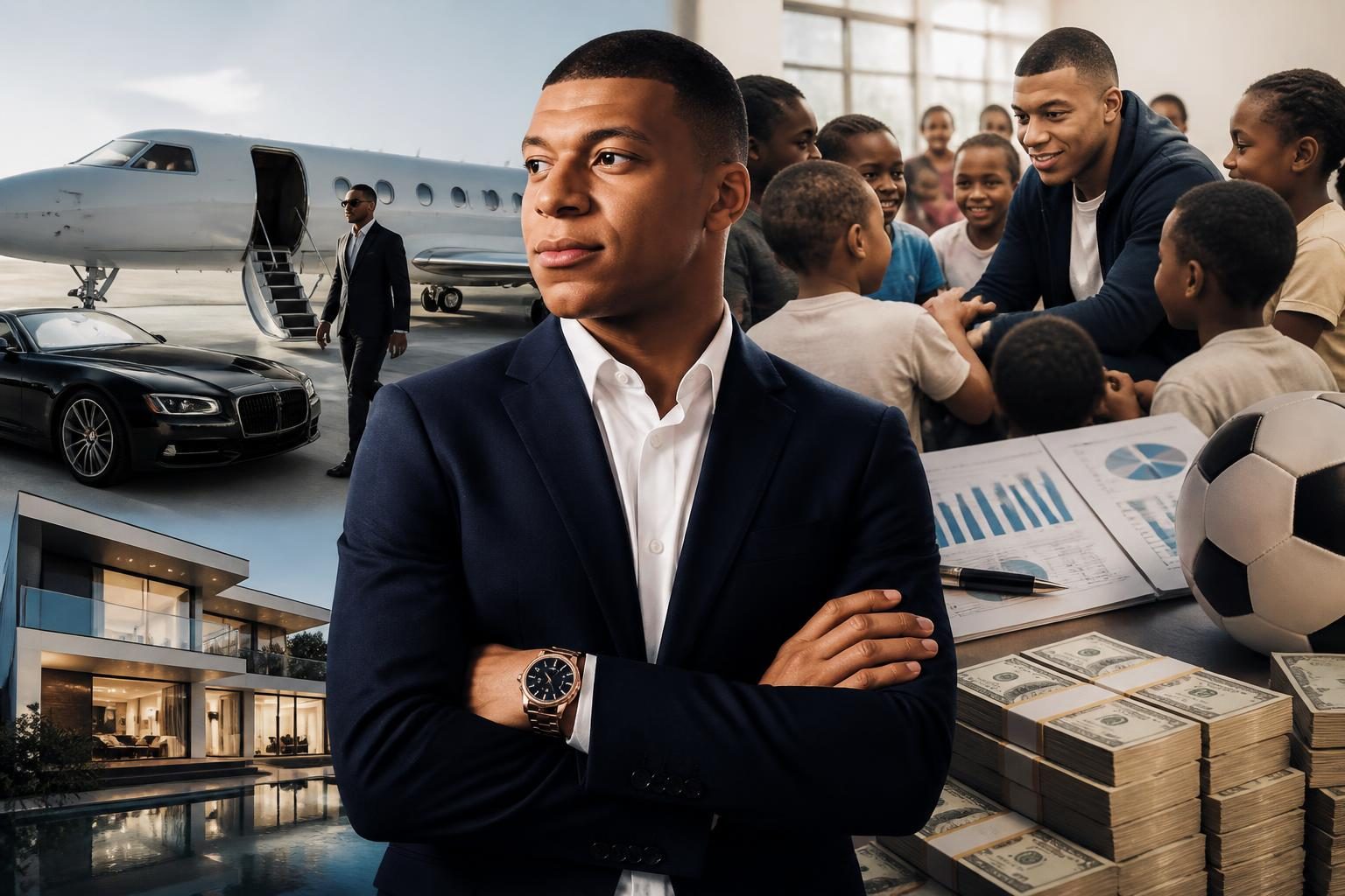 Zarobki, kontrakty, sponsorzy, majątek, biznesy i działalność charytatywna Kyliana Mbappé