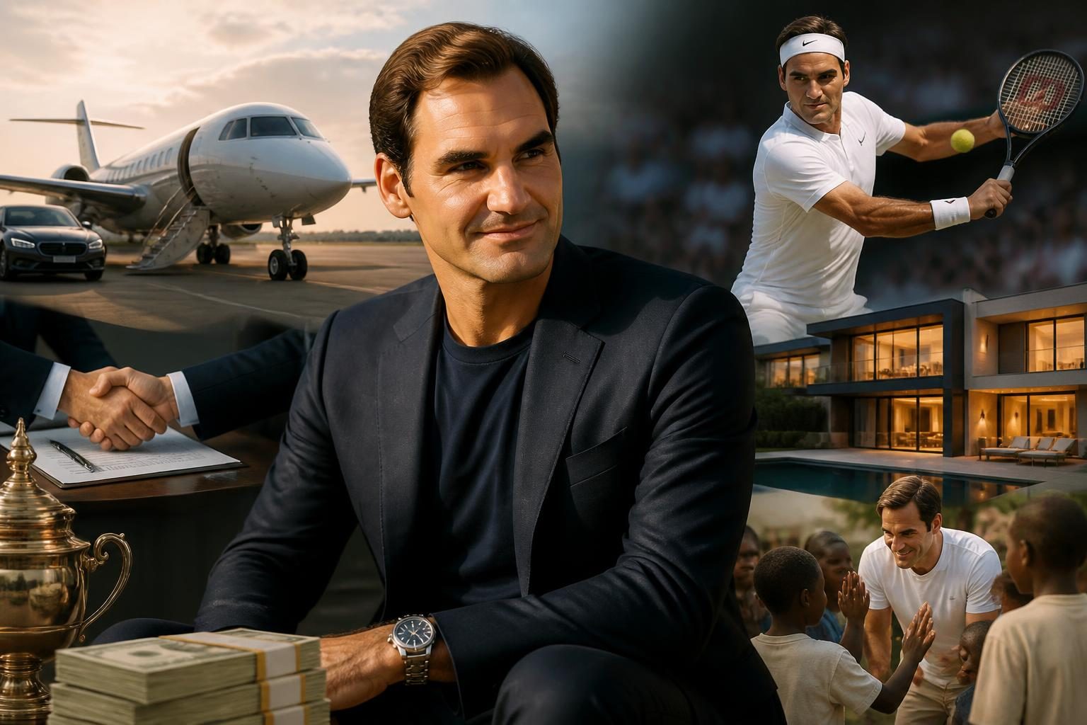Zarobki, kontrakty, sponsorzy, majątek, biznesy i działalność charytatywna Rogera Federera